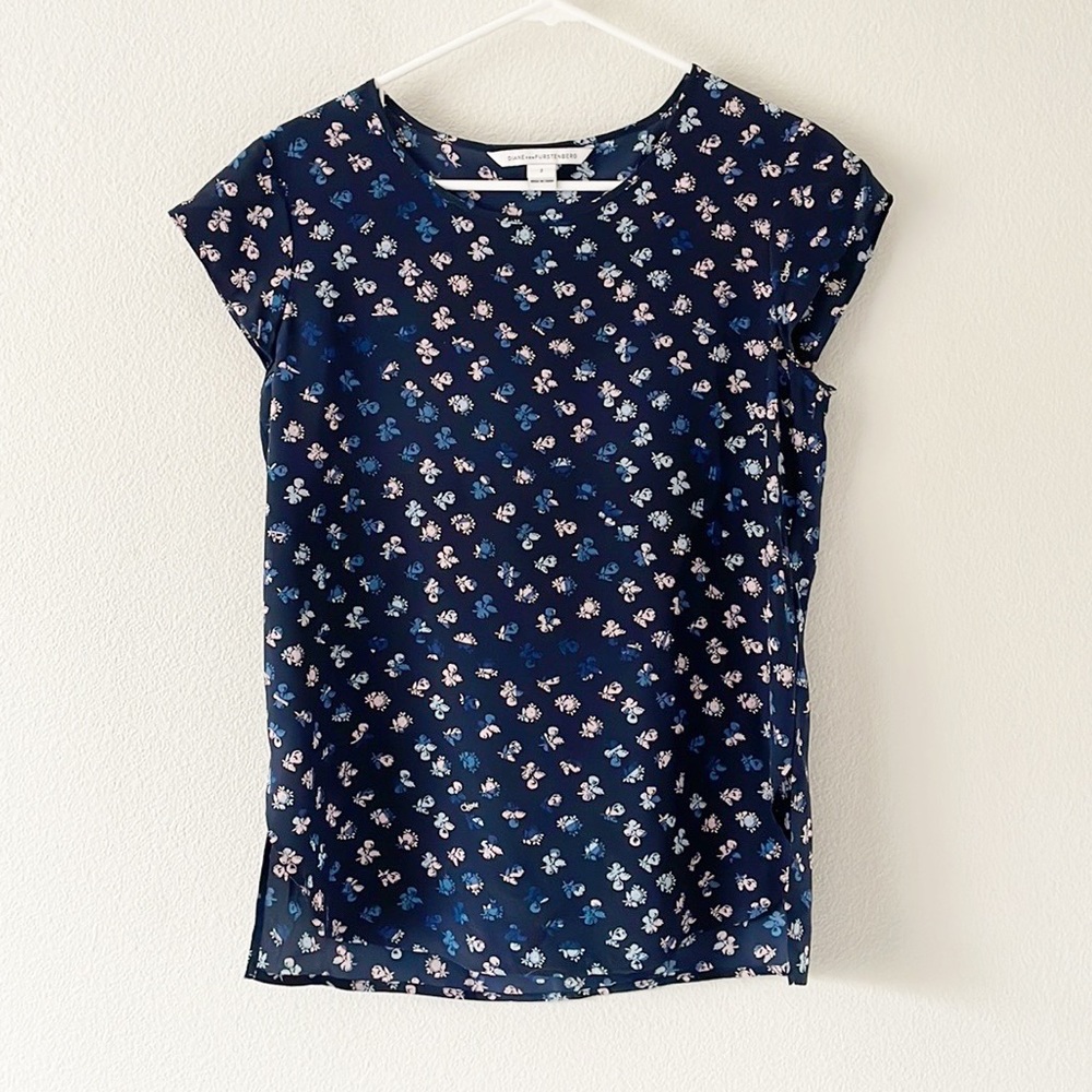 DVF Diane Von Furstensberg Silk Blouse